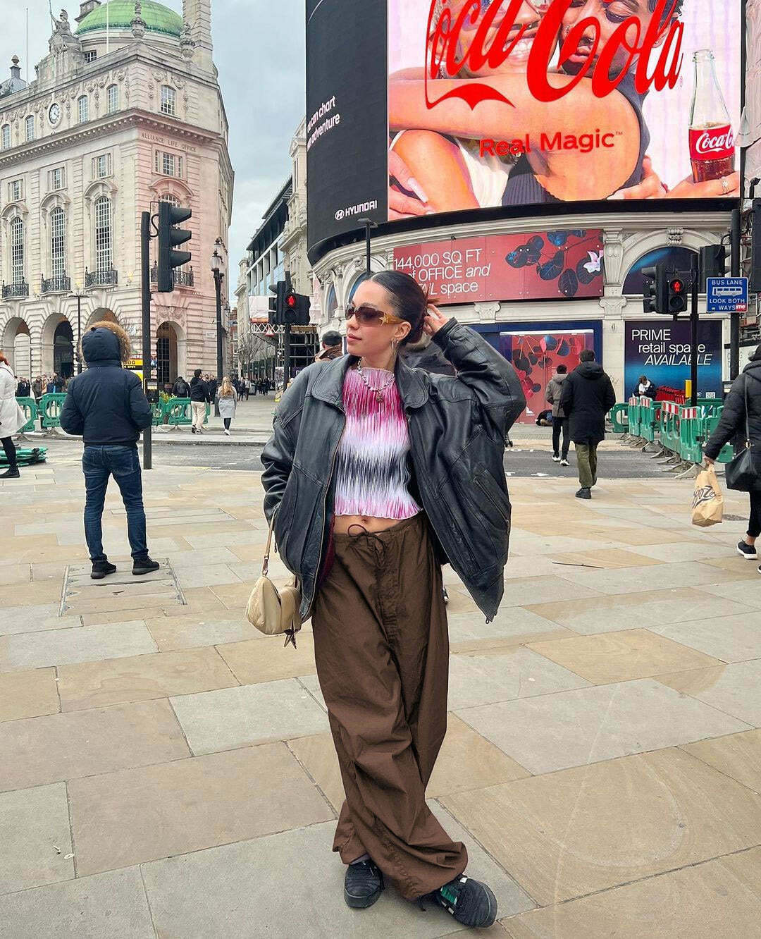 Cute Cargo Skirt & Baggy Low Waist Denim Set - Y2K Aesthetic Fashion for Women