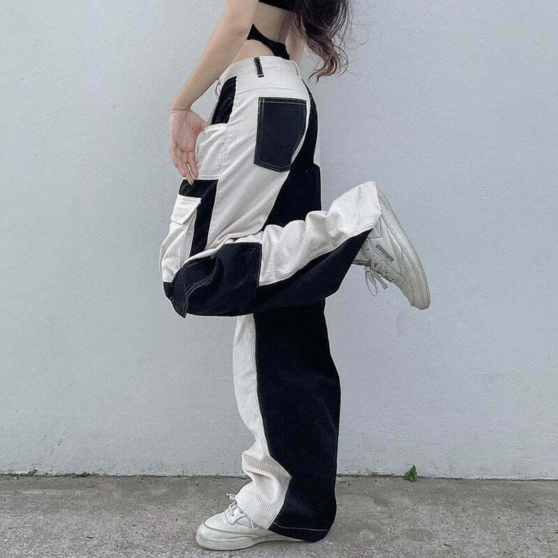 Cute Pastel Goth Cargo Skirt for Coquette Aesthetic with Y2K Style - Contrast Corduroy Detail Cute Pastel Goth Cargo Skirt for Coquette Aesthetic with Y2K Style - Contrast Corduroy Detail