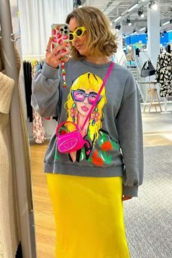 Cute Pastel Goth Cargo Skirt: Y2K Aesthetic Grunge Style Hoodie for Women