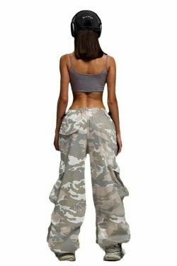 Cute Y2K Cargo Skirt with Grunge Aesthetic and Coquette Style - Pastel Goth Fashion for Women