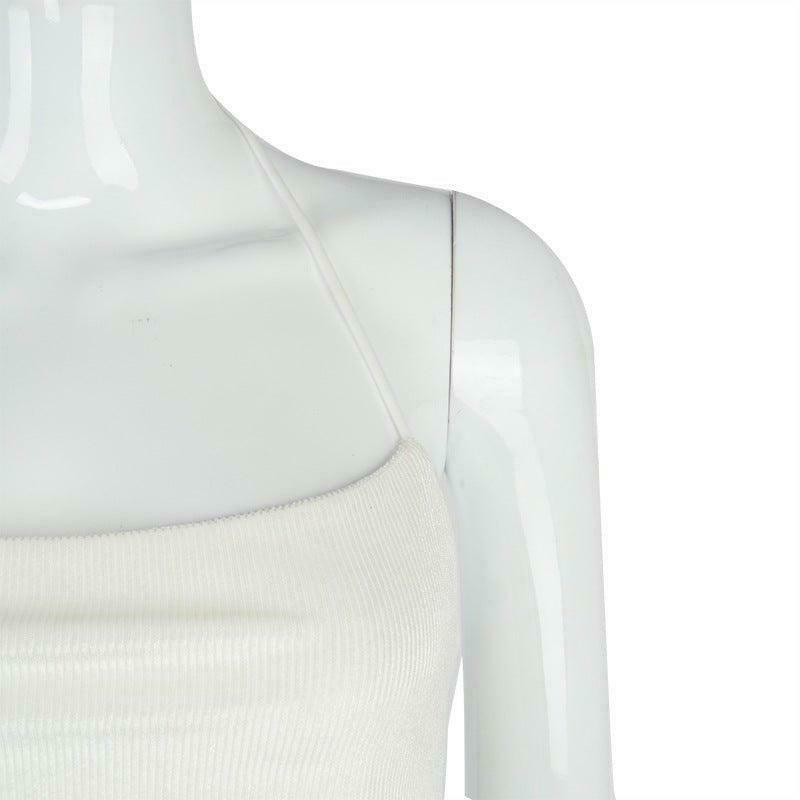 Cute Y2K Halter Crop Top in Coquette Aesthetic, Grunge Style, Pastel Goth - Perfect for