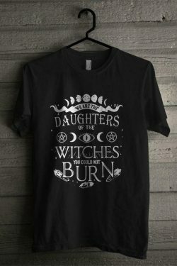 Daughter Witches Burn Tee - Y2K Fashion Grunge Aesthetic Coquette Style Cute Tops Pastel Goth