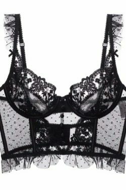 Delicate Dreams Lace Corset - Y2K Fashion Statement with Coquette Aesthetic & Grunge Style