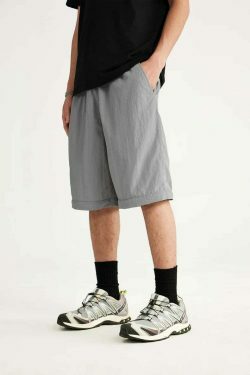 Detachable Waterproof Nylon Shorts/Trousers for Y2K Fashion Enthusiasts
