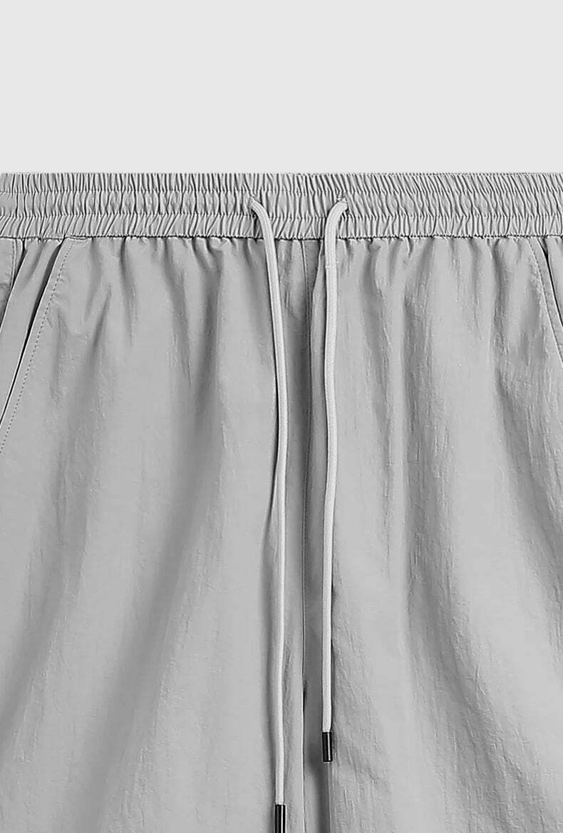 Detachable Waterproof Nylon Shorts/Trousers for Y2K Fashion Enthusiasts Detachable Waterproof Nylon Shorts/Trousers for Y2K Fashion Enthusiasts