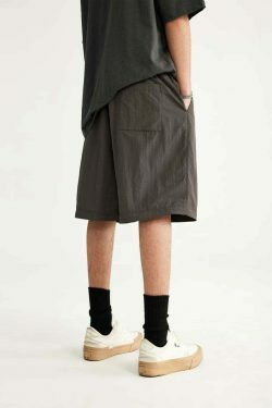 Detachable Waterproof Nylon Shorts/Trousers for Y2K Fashion Enthusiasts
