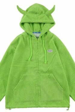 Devil Horns Hoodie - Y2K Fashion Statement with a Coquette Aesthetic Twist for Women