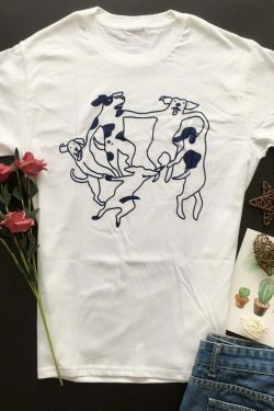 Dogs Dance Graphic Tee - Y2K Fashion Statement with Coquette Aesthetic & Grunge Vibes