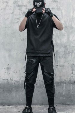 Double Layer Strapped T-Shirt: Y2K Fashion with Coquette & Grunge Aesthetics