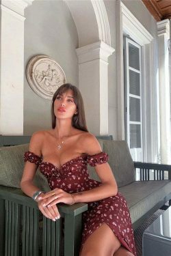 Edel Cottagecore Ruffle Floral Dress - Vintage Y2K Fashion with Coquette Aesthetic