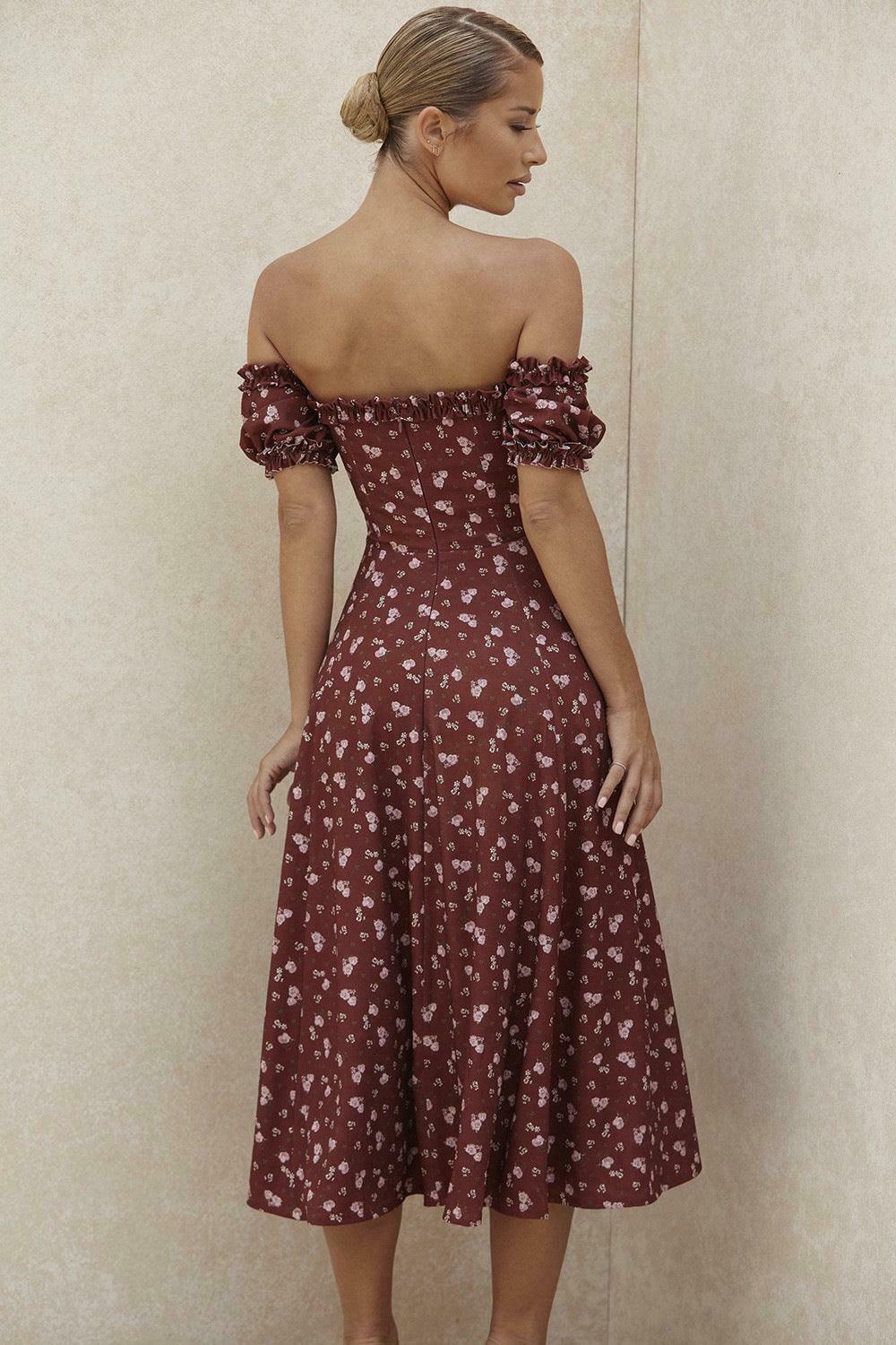 Edel Cottagecore Ruffle Floral Dress - Vintage Y2K Fashion with Coquette Aesthetic Edel Cottagecore Ruffle Floral Dress - Vintage Y2K Fashion with Coquette Aesthetic