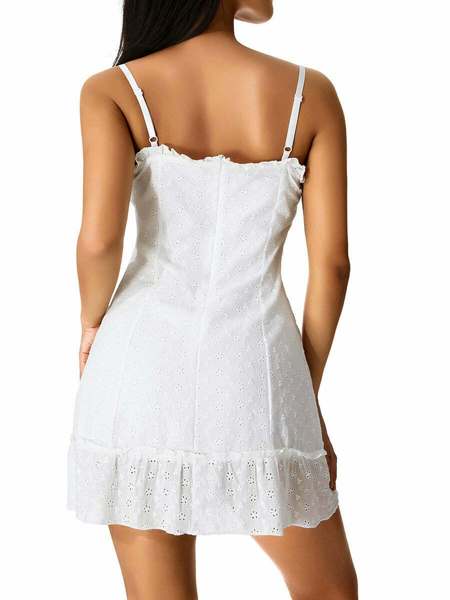 Ella Floral Cut-Out Dress - Vintage-Inspired Y2K Fashion with Coquette & Grunge Aesthetic Ella Floral Cut-Out Dress - Vintage-Inspired Y2K Fashion with Coquette & Grunge Aesthetic