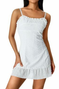 Ella Floral Cut-Out Dress - Vintage-Inspired Y2K Fashion with Coquette & Grunge Aesthetic