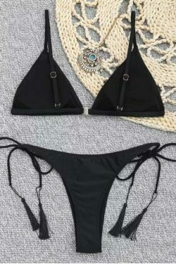 Embroidered Bikini Set: Y2K Fashion Swimwear - Coquette Aesthetic, Gr
