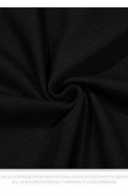 Embroidered Kanji Y2K Fashion Tee - Coquette Aesthetic Grunge Style with Pastel Goth Vibes