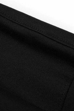 Embroidered Kanji Y2K Fashion Tee - Coquette Aesthetic Grunge Style with Pastel Goth Vibes