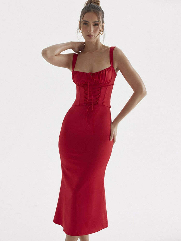 Escape The Ordinary' Coquette Aesthetic Bodycon Dress Escape The Ordinary' Coquette Aesthetic Bodycon Dress