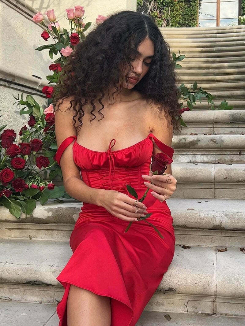 Escape The Ordinary' Coquette Aesthetic Bodycon Dress Escape The Ordinary' Coquette Aesthetic Bodycon Dress