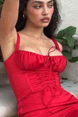 Escape The Ordinary' Coquette Aesthetic Bodycon Dress