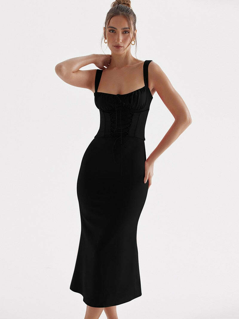 Escape The Ordinary' Coquette Aesthetic Bodycon Dress Escape The Ordinary' Coquette Aesthetic Bodycon Dress