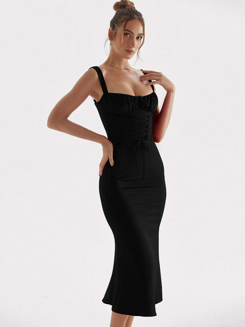 Escape The Ordinary' Coquette Aesthetic Bodycon Dress Escape The Ordinary' Coquette Aesthetic Bodycon Dress