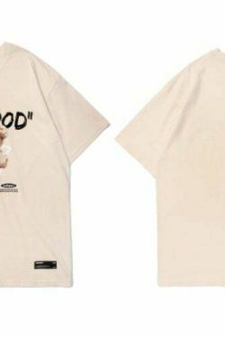 Feel Good Teddy Bear Graphic Tee - Y2K Fashion Coquette Aesthetic Grunge Style Cute Tops