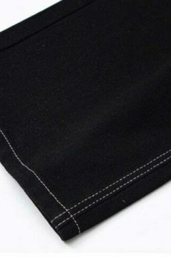 Flame Stitch Jeans: Y2K Fashion Statement with Coquette Aesthetic and Grunge Style