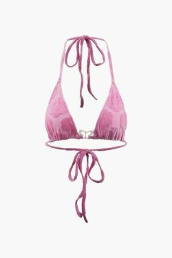 Floral Halter Bra Top & T-Shirt - Y2K Coquette Grunge Aesthetic Cute