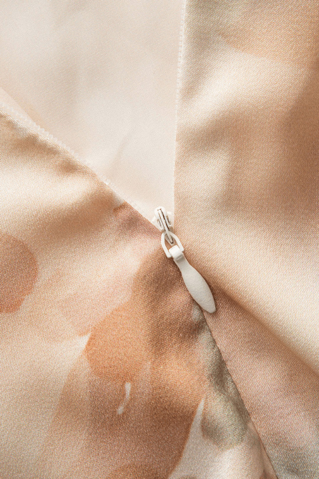 Floral Print Satin Wrap Midi Dress - Y2K Fashion Coquette Aesthetic Grunge Style Floral Print Satin Wrap Midi Dress - Y2K Fashion Coquette Aesthetic Grunge Style