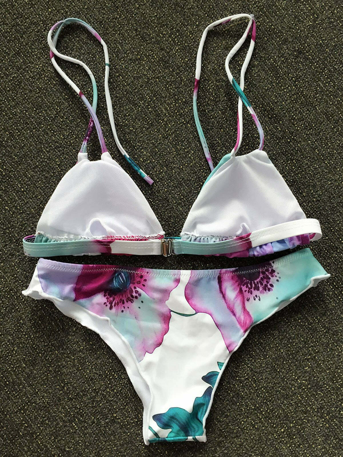 Floral Print Spaghetti Straps Bikini Set - Y2K Fashion Swimwear for Women Floral Print Spaghetti Straps Bikini Set - Y2K Fashion Swimwear for Women