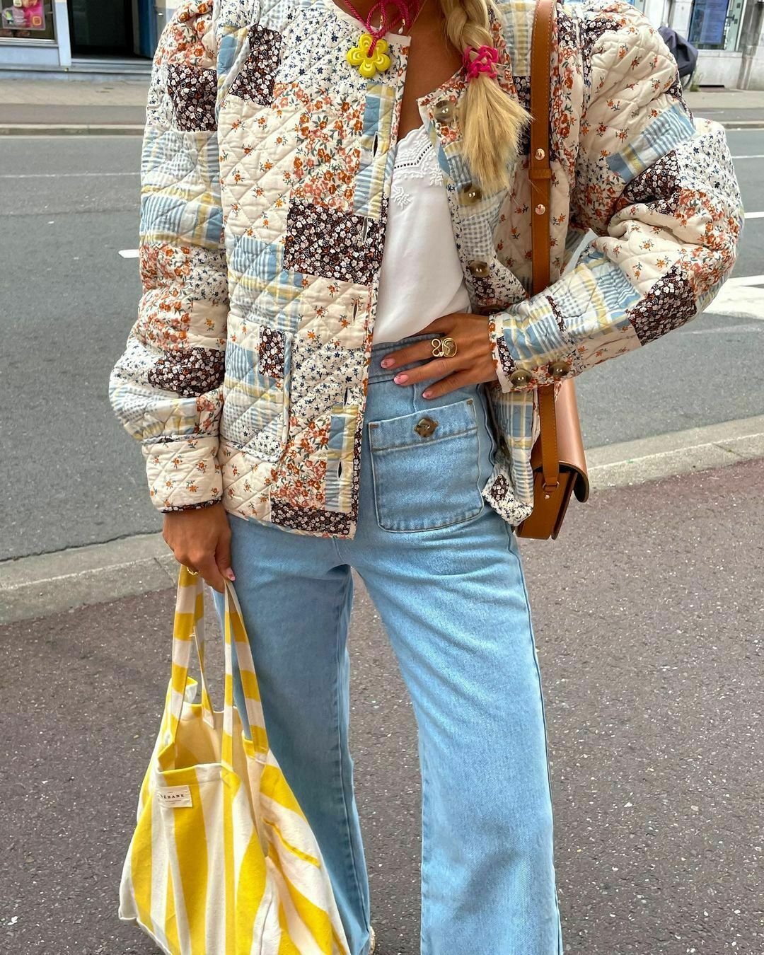 Floral Quilted Cotton Coat: Y2K Aesthetic Jacket - Coquette Style, Grunge Fashion, Cute Tops Floral Quilted Cotton Coat: Y2K Aesthetic Jacket - Coquette Style, Grunge Fashion, Cute Tops