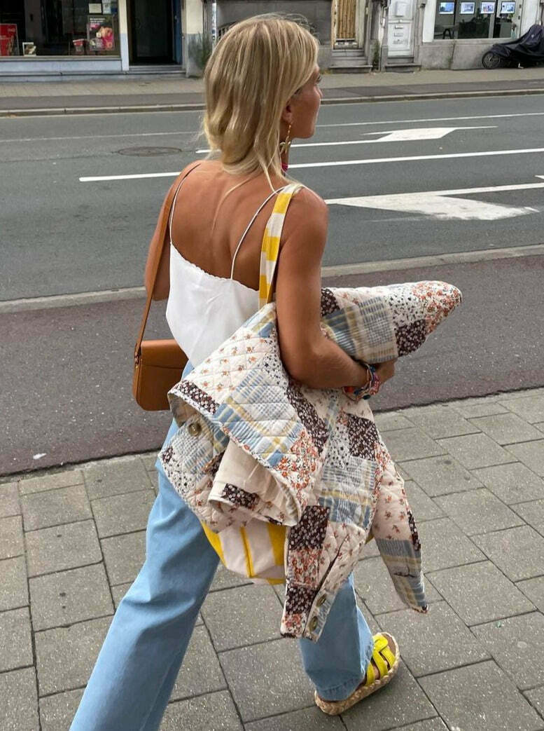 Floral Quilted Cotton Coat: Y2K Aesthetic Jacket - Coquette Style, Grunge Fashion, Cute Tops Floral Quilted Cotton Coat: Y2K Aesthetic Jacket - Coquette Style, Grunge Fashion, Cute Tops