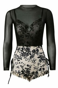 Floral Sun Protection Swimsuit Cover-Up for Women - Y2K Fashion Beachwear with Coquette Aesthetic