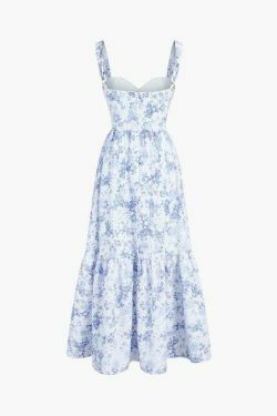 Floral Zippered Dress with Pockets - Y2K Fashion Statement Piece for Women