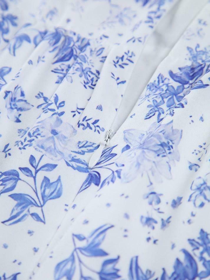 Floral Zippered Dress with Pockets - Y2K Fashion Statement Piece for Women Floral Zippered Dress with Pockets - Y2K Fashion Statement Piece for Women