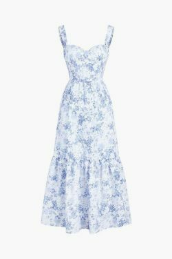 Floral Zippered Dress with Pockets - Y2K Fashion Statement Piece for Women