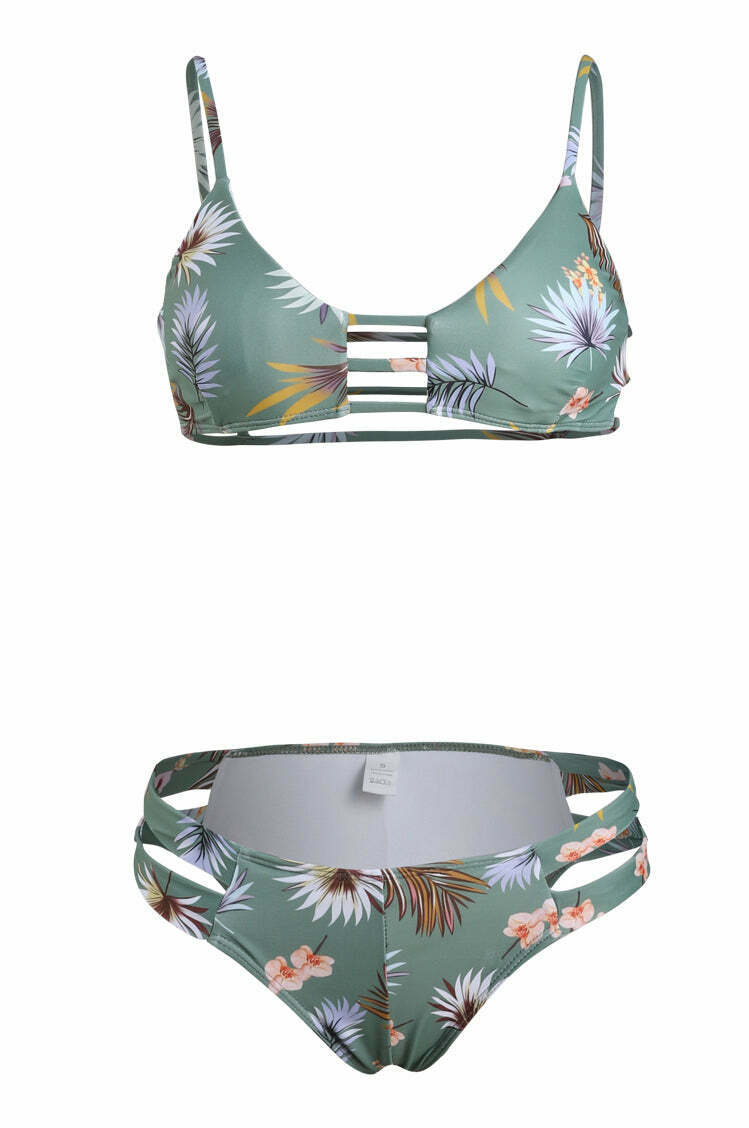 Flower Cutout Denim Cami Bikini Set - Y2K Fashion Swimwear with Coquette & Grunge Aesthetic Flower Cutout Denim Cami Bikini Set - Y2K Fashion Swimwear with Coquette & Grunge Aesthetic
