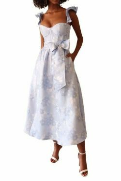 French Retro Floral Print Dress - Y2K Fashion Statement with Coquette Aesthetic & Grunge Style