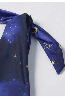 Galaxy Print Tie Shoulder Swimsuit - Y2K Fashion - Coquette Aesthetic - Gr