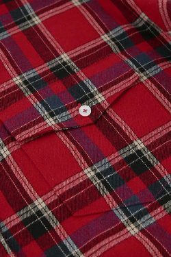 Gingham Gala Checks Shirt - Vintage Y2K Coquette Grunge Aesthetic