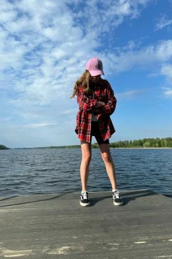 Gingham Gala Checks Shirt - Vintage Y2K Coquette Grunge Aesthetic