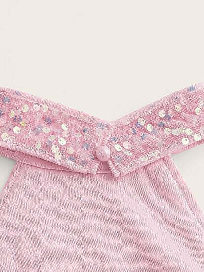 Glitter Mini Dress with Halter Neck - Y2K Fashion Outfit for Women - Coquette Aesthetic Style