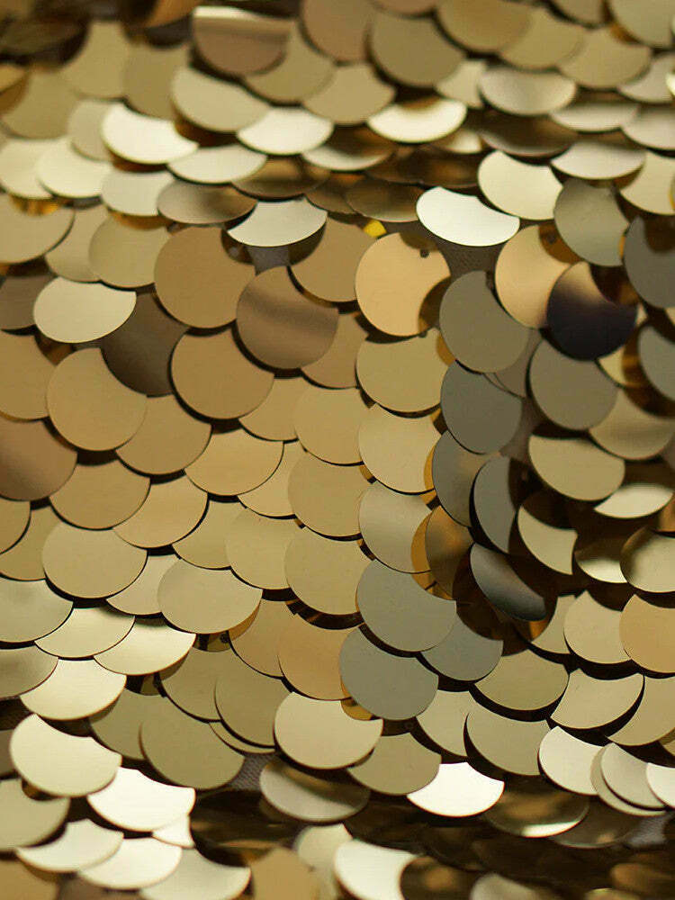 Glittering Tube Top Gold Backless Maxi Dress - Y2K Fashion Statement for Women