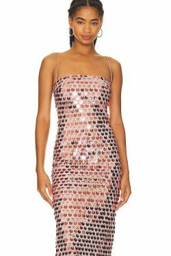 Glittering Tube Top Gold Backless Maxi Dress - Y2K Fashion Statement for Women