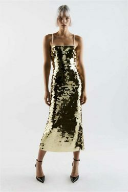 Glittering Tube Top Gold Backless Maxi Dress - Y2K Fashion Statement for Women