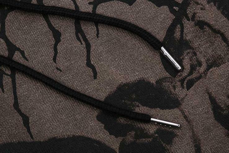 Gothic Angel Zip Up Hoodie in Garment-Dyed Y2K Aesthetic - Coquette Style with Grunge Vibes Gothic Angel Zip Up Hoodie in Garment-Dyed Y2K Aesthetic - Coquette Style with Grunge Vibes