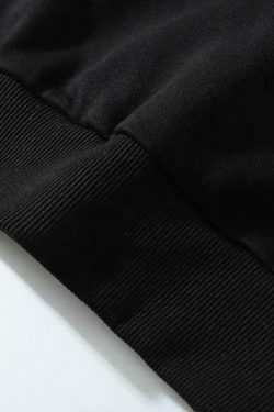 Gothic Print Full Zip Hoodie - Y2K Aesthetic Coquette Style - Grunge Fashion Statement