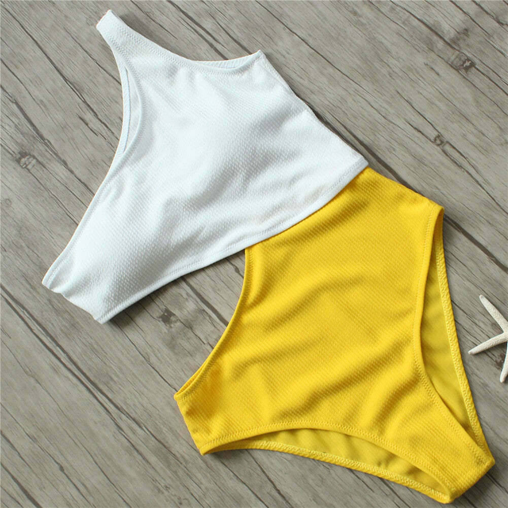 Gothic Style Cutout One Shoulder Swimsuit - Y2K Fashion Aesthetic for Women