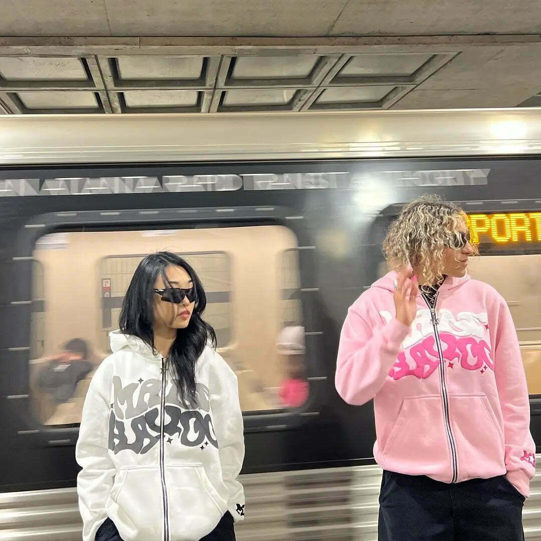 Graffiti Groove Urban Hoodie - Y2K Aesthetic Streetwear for Women Graffiti Groove Urban Hoodie - Y2K Aesthetic Streetwear for Women