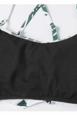 Grunge Aesthetic Cut Out Leaf Bikini Set - Y2K Fashion Swimwear